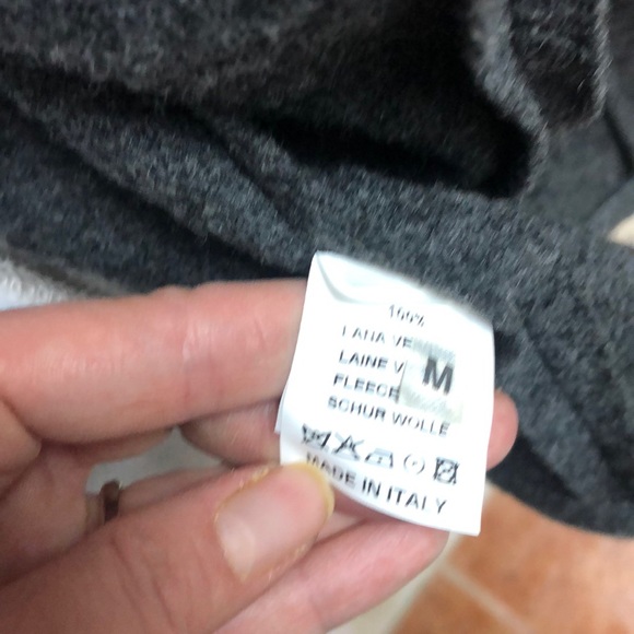 Gray wool blazer jacket coat Italian made Medium - Picture 8 of 8